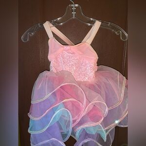 Pink and Purple Kids Costume Dress